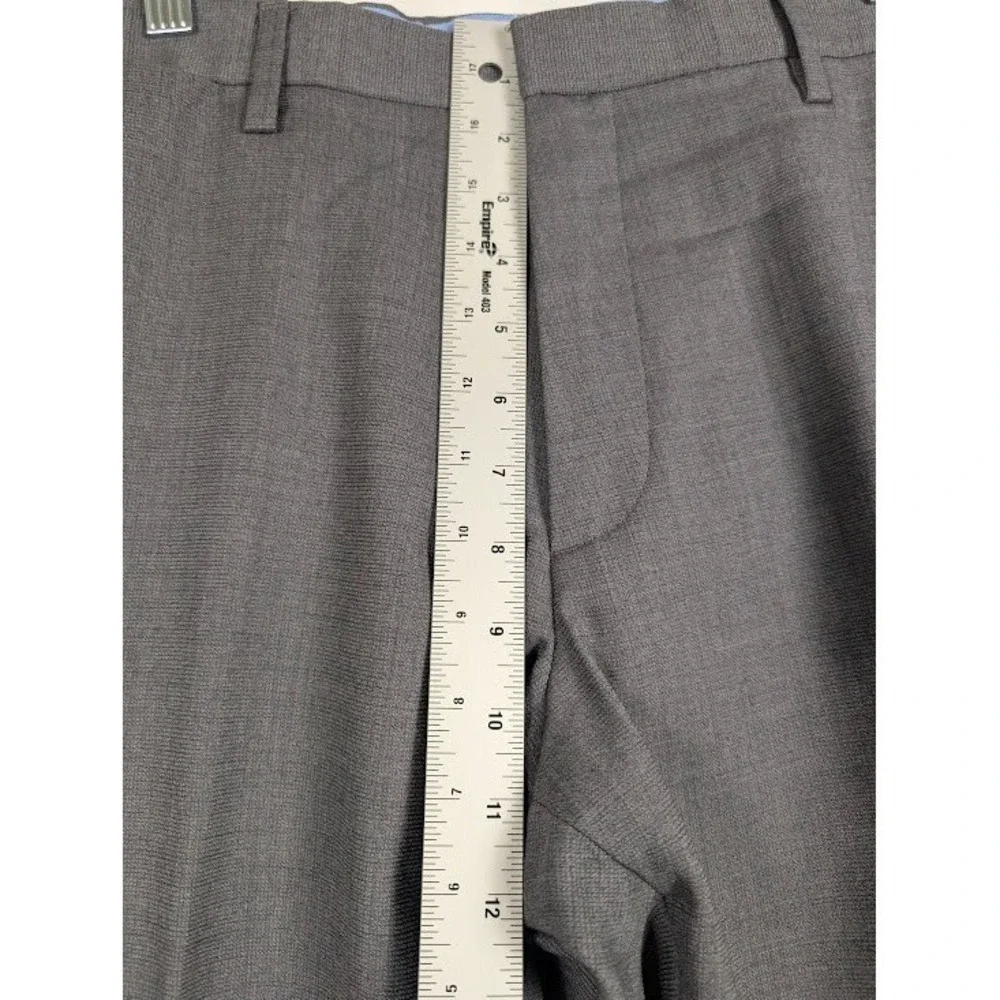 BANANA REPUBLIC Modern Slim Fit Dress Pants Mens 34x32‎ (Fits 35x31) Gray Wool